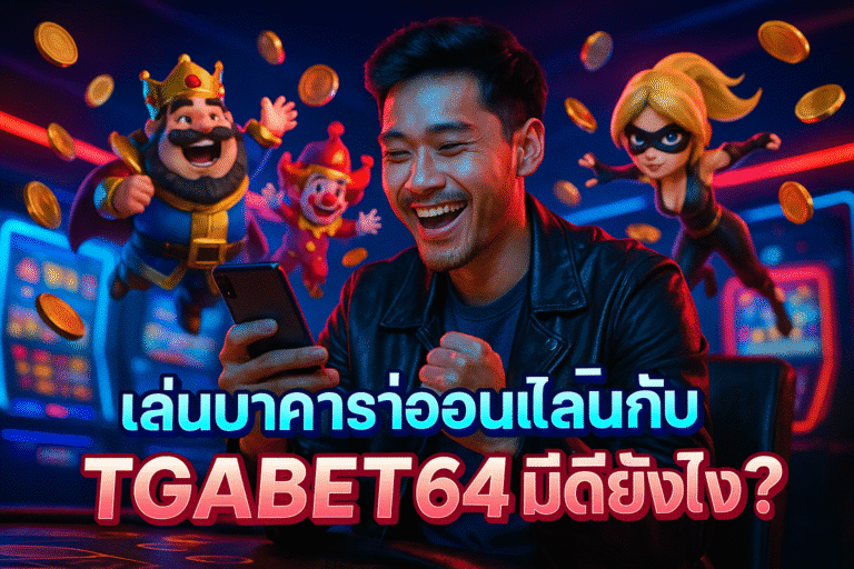 เล่นบาคาร่าออนไลน์กับ TGABET64 มีดียังไง?