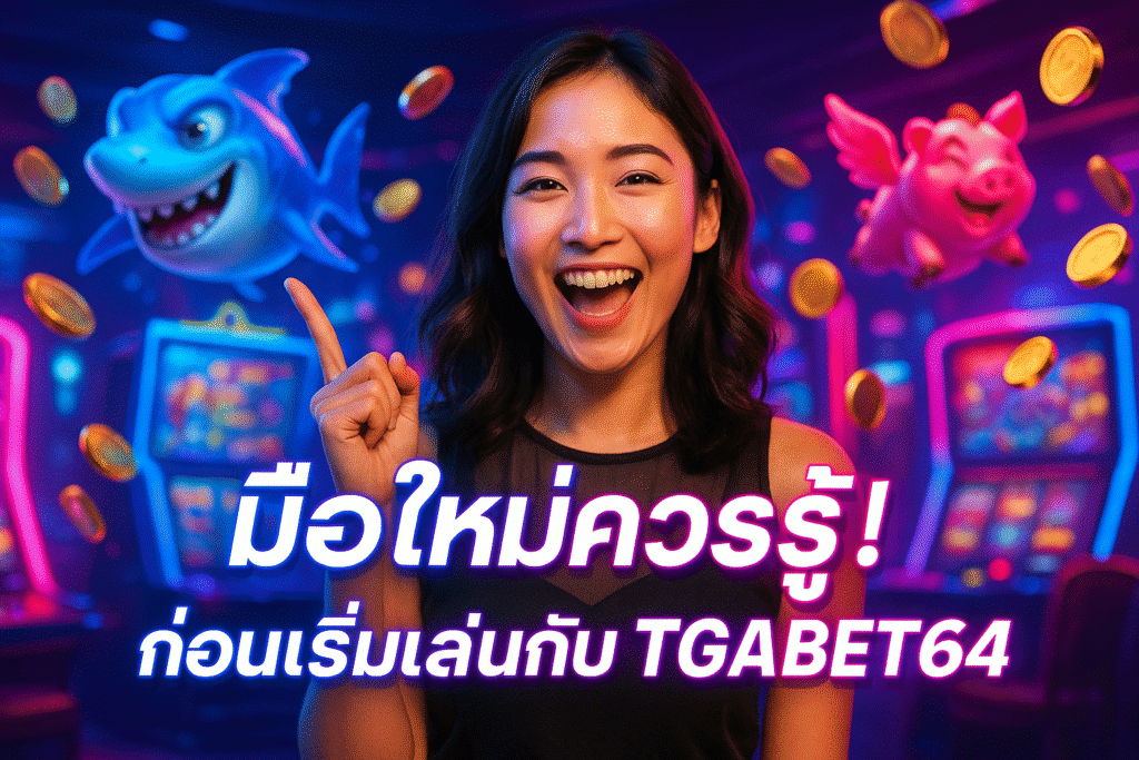 มือใหม่ควรรู้! ก่อนเริ่มเล่นกับ TGABET64