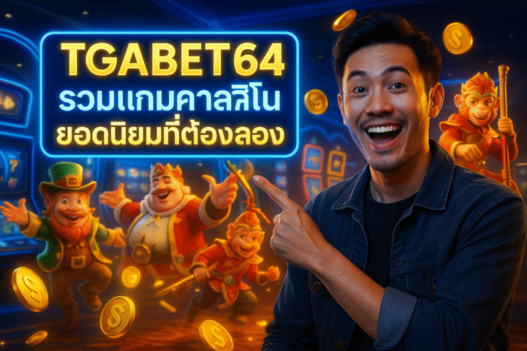 TGABET64 รวมเกมคาสิโนยอดนิยมที่ต้องลอง